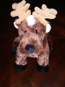 Ganz Webkinz Reindeer NO CODE HM137 Holiday Christmas plush toy stocking stuffer - Picture 1 of 2