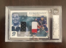 2002-03 BAP Ultimate Memorabilia Pavel Bure Numerology 34/40