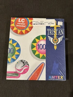 Solid State Pinball Tristan MS-DOS Tandy 3.5 disk COMPLETE IN BOX FACTORY SEALED - Image 1 of 4