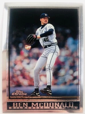 Tarjeta de béisbol 1998 Topps cromada Ben McDonald #55 Milwaukee Brewers  Foto 1 de 4
