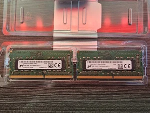 Micron MTA8ATF1G64HZ-2G6H1 8GB 260-Pin Laptop Memory (2x) Sticks - Picture 1 of 1