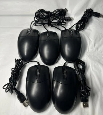 ADESSO HC-3003US Optical USB Desktop Scroll Mouse,Lots Of 5 - Image 1 of 4