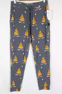 Saxx Men's Pajama Pants Snooze Tapered Pizza Night On Earth M Grey Super Soft - Picture 1 of 6