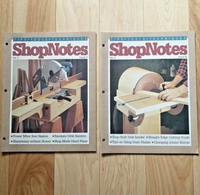 ShopNotes Magazines Woodsmith lot volume 2 Issue 11, 12 September/November 1993 - Image 1 of 4