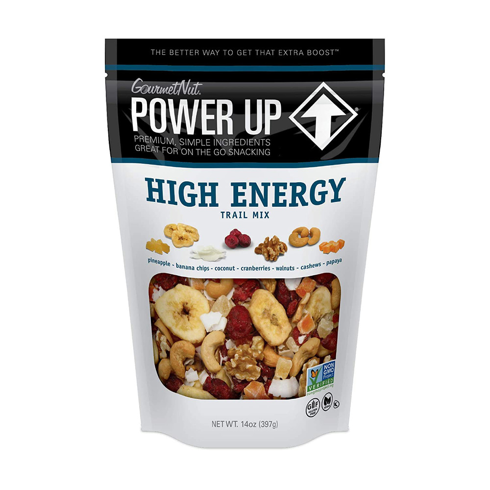 Power Up High Energy Trail Mix Keto,PaleoFriendly NonGMO Vegan GlutenFree 14 Oz