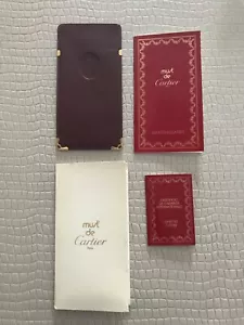 CARTIER BRILLENETUI LEDER BORDEAUX - Bild 1 von 9