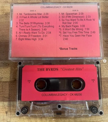 THE BYRDS - Advanced Promo Cassette - Greatest Hits 1999 - Classic Rock Folk - Изображение 1 из 2