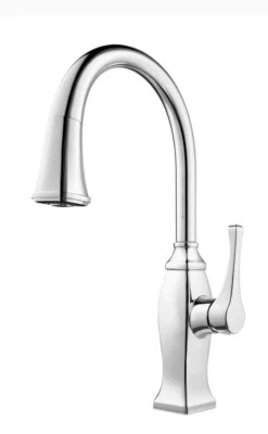 Pfister Briarsfield GT529-BFC 1 Handle Pull Down Kitchen Faucet Polished Chrome  - Image 1 of 4