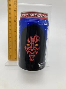 Star Wars Japan PHANTOM MENACE EPISODE 1 PEPSI CAN Darth Maul  Imported HTF - Picture 1 of 8