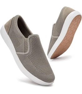 TIOSEBON Men's Mesh Slip on Walking Shoes-Comfortable Work Drving Tennis Size 9 - Picture 1 of 5