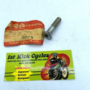 NOS SUZUKI 09120-08003 SUPERSEDED BY 0912008004 - SCREW RR SPROCK OEM - Imagen 1 de 2
