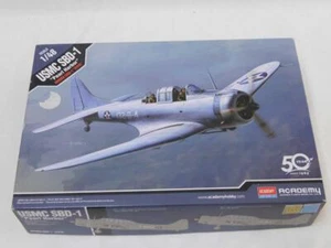 1/48 Academy USMC SBD-1 DAUNTLESS Pearl Harbor Plastic Scale Model Kit 12331 - Picture 1 of 2