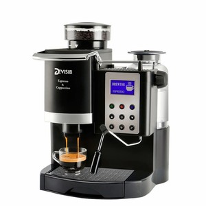 Express Coffee Machine Espresso Cappuccino Latte Grinder Milk Steamer Electric