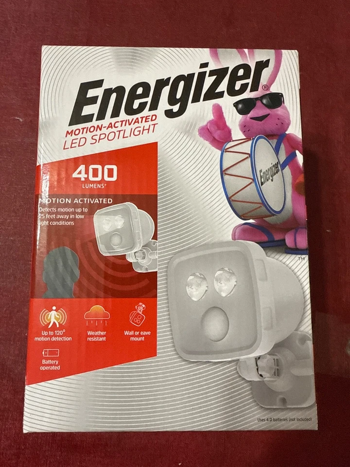 Foco LED activado por movimiento Energizer 400 lúmenes resistente a la intemperie Foto 1 de 4