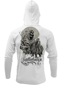The Night Stalker By Saltaholics Apparel Sublimation Performances Shirt Hooded - Picture 1 of 2