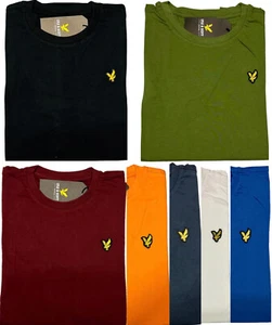 LYLE AND SCOTT SHORT SLEEVE CREW NECK PREMIUM SOFT COTTON T-SHIRT - Picture 1 of 8