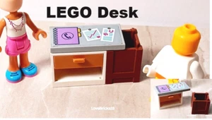 LEGO Phone Book Desktop Desk Furniture Crate Recycle Can Trash Drawer Brown - Picture 1 of 1