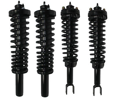 Full Set 4 Premium Complete Struts With Springs Mounts Fit 1996-2000 Honda Civic - Image 1 of 4