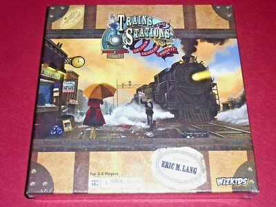 ASMODEE WIZKIDS TRAINS AND STATIONS 271161 NEU OVP EINGESCHWEISST AB 14 J 3-5 SP - Bild 1 von 4