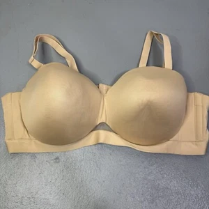 Cacique Bra Comfort Bliss Strapless 48C Nude Bra Adjustable Removable Straps - Picture 1 of 7
