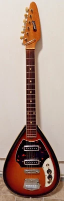 Guitarra Eléctrica Kawai PM-2V Vintage Lágrima Años 60 Domino Teisco Japón J. Geils Foto 1 de 4