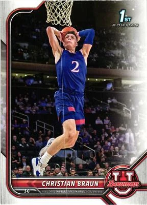 2021-22 Bowman University #6 Christian Braun - Image 1 of 2