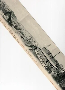CHILE VALPARAISO panorama circulated postcard Ed. Carlos Brandt - Picture 1 of 3