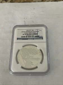 2012P $1 Star Spangled Banner NGC PF70 Ultra Cameo Early Releases - Picture 1 of 4