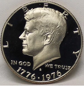 1776-1976-S Kennedy Half Dollar GEM Clad Proof Brilliant Coin - Picture 1 of 2