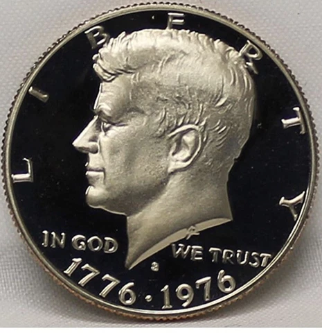 1776-1976-S Kennedy Half Dollar GEM Clad Proof Beautiful Coin Cover