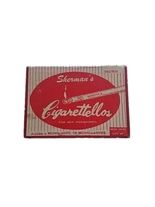 Nat Sherman-Collectors Cube-Cigaratellos Empty Box - Picture 1 of 3