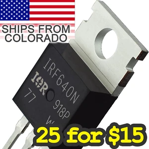 MOSFET - IRF640N 200V 18A - Transistor for Arduino Pi TT - Picture 1 of 18
