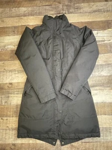 The North Face Jacket Women Small Black Down Fill Parka Coat Hyvent Arctic - Picture 1 of 10