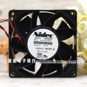 1PCS NIDEC V35132-16LRCKF 0.45A 8CM 24V 8038 AB inverter fan 8CM. - Picture 1 of 4