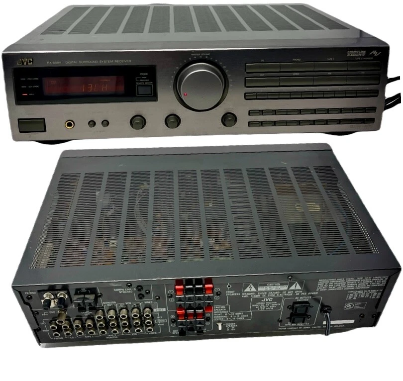 JVC RX-509V Digital Surround System Receiver TESTED  - Image 1 of 4