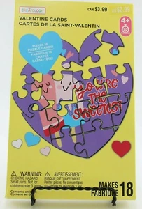 Creatology Valentine Cards Kits Lot of 2, Puzzles, Makes 36 - Picture 1 of 6