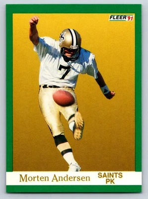 1991 Fleer - Morten Andersen #291 - Image 1 of 2