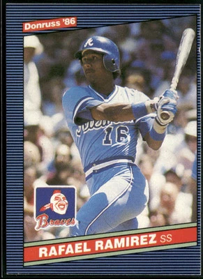 1986 Donruss #263 Rafael Ramirez - Image 1 of 2