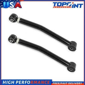 Brazos de control ajustables inferiores delanteros negros para Jeep Wrangler 07-18 4x4/2x4 2 piezas - Imagen 1 de 8