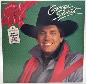GEORGE STRAIT "Merry Christmas Strait To You" LP 1986 MCA Records – MCA-5800 - Picture 1 of 4