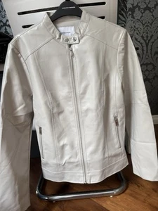Women’s Leather Look Jacket From Principles Size 12 - Picture 1 of 10
