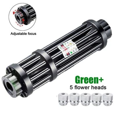 Green Laser Pointer Pen Rechargeable Visible Light Beam 330Miles w/ Battery - image 1 of 4