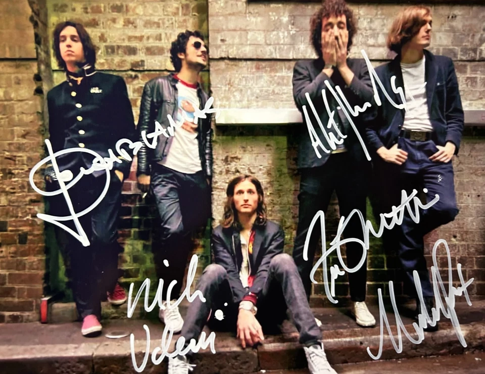 THE STROKES (Full Band x5) Hand Signed 8x10" Original Autograph: REDUCED $$ - Image 1 of 3