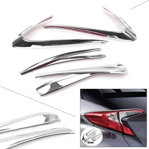For Toyota C-HR CHR 2016-2018 2017 Chrome Rear Tail Light Cover Trim ABS 6x - Picture 1 of 10