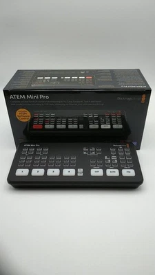 Blackmagic Design ATEM Mini Pro HDMI Live Stream Switcher Used Japan - Image 1 of 4