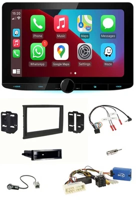 Kenwood Lenkrad USB DAB Bluetooth Autoradio für Kia Sportage QL ab 2016 schwarz - Bild 1 von 4