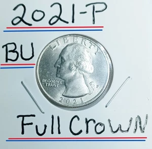 2021 P Washington Crossing Error1 Full Crown 2Peble onBeach 3 FF Scraches BU GEM - Picture 1 of 7