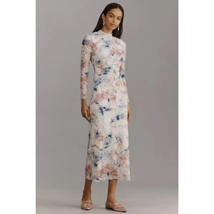 Neu mit Etikett von Anthropologie Gr. M tailliertes Spitzenkleid mit Stehkragen - Bild 1 von 4