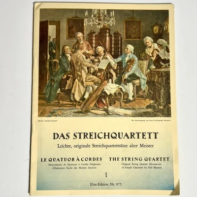 The String Quartet: Original Movements by Old Masters (N. Simrock) Sheet Music - Image 1 of 3