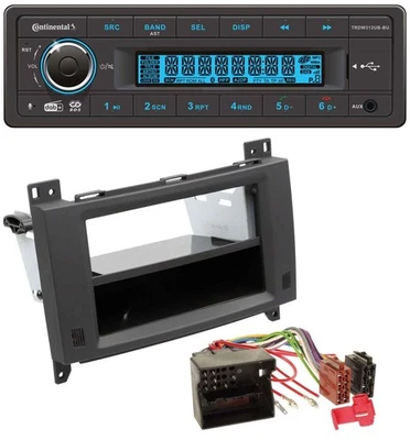 Continental MP3 DAB USB Bluetooth Autoradio für Mercedes A- B-Klasse Vito rubber - Bild 1 von 4